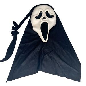 Vintage Easter Unlimited Inc. MK Scream Ghost Face Mask Halloween with Flaws